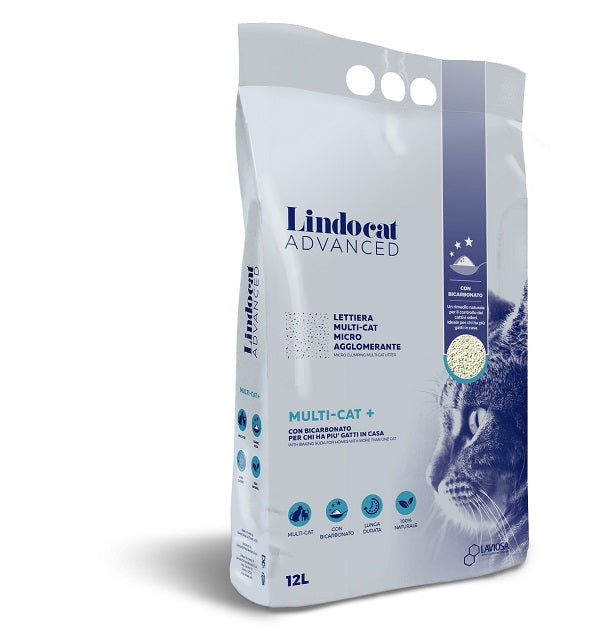 Lindocat Advanced Multi-Cat+ 12L - Lettiera per Gatti Lindocat Advanced Multi-Cat+ 12L - Lettiera per Gatti